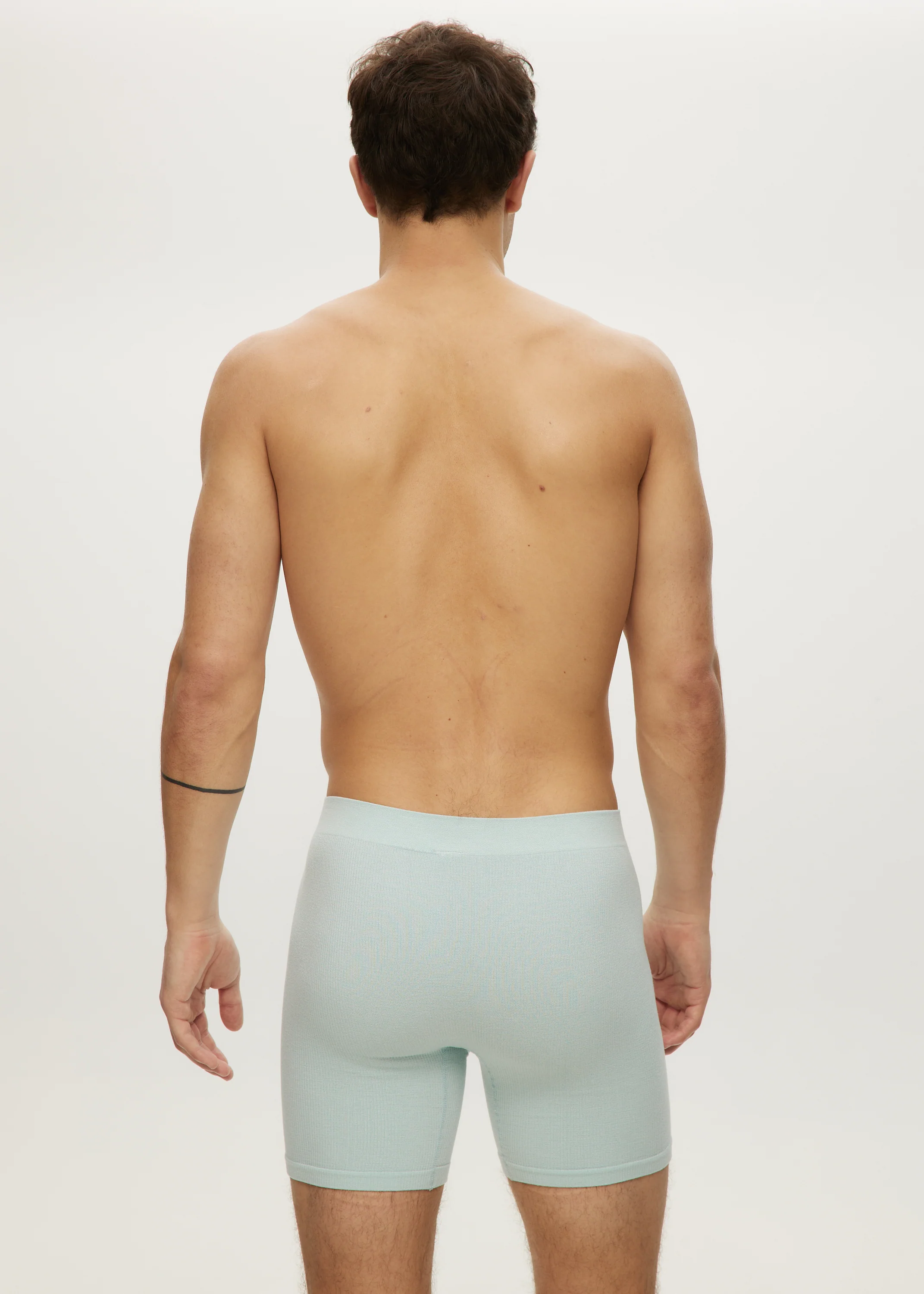 Men Seamless Waffle Long Boxer - Image 7