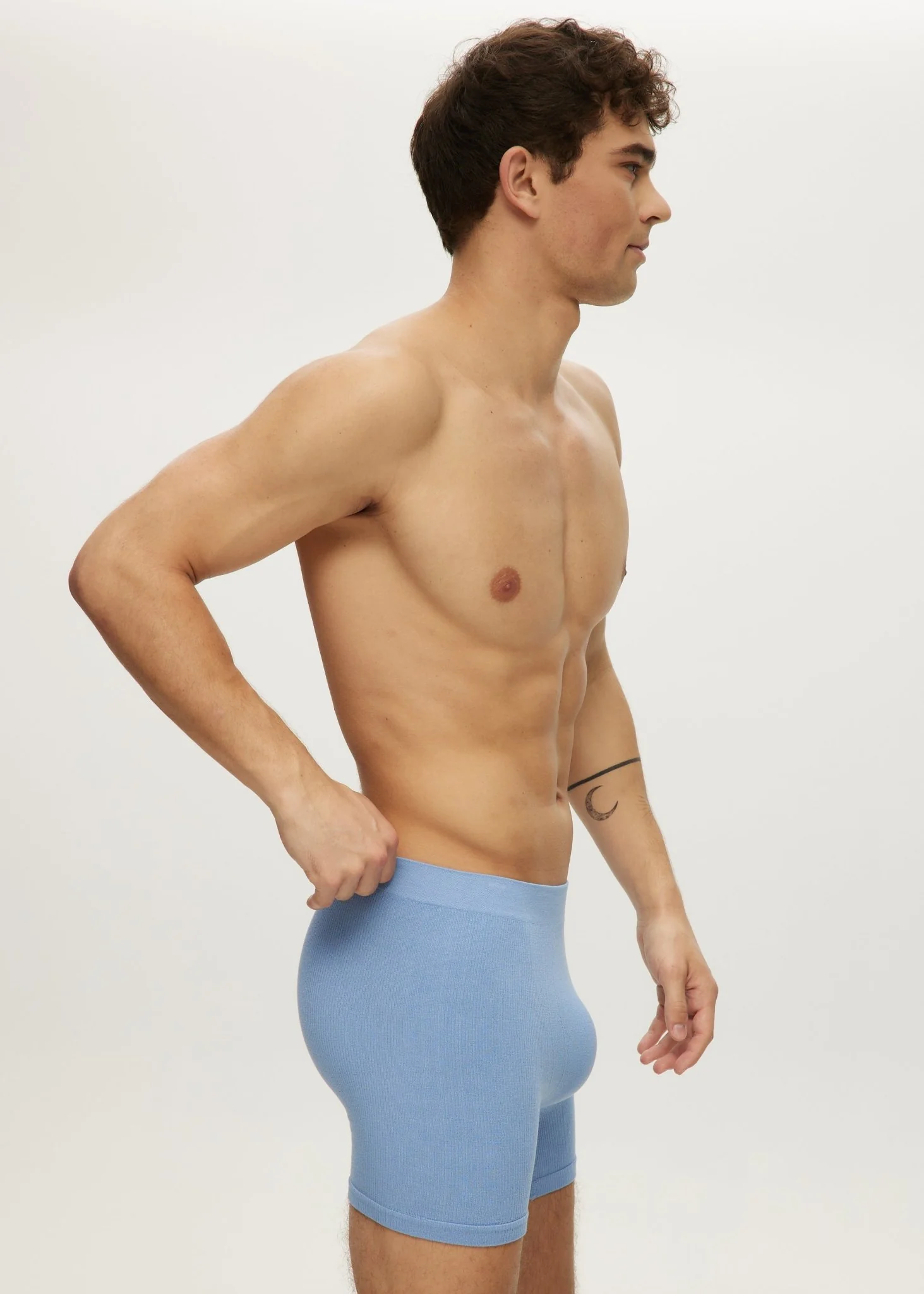 Men Seamless Waffle Short Boxer - Image 8